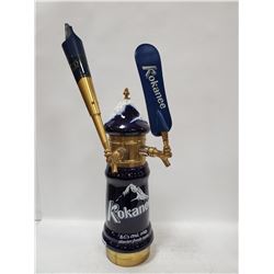 KOKANEE BRASS BAR DRAFT TAP  TOWER IS 23" TALL