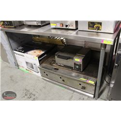 6' STAINLESS STEEL WORKTABLE