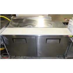 5' TRUE STAINLESS STEEL REFRIGERATED PREP-STATION
