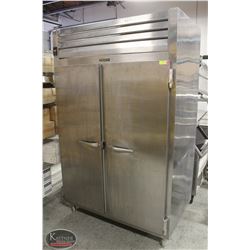 TRAULSEN SOLID STAINLESS STEEL DUAL-DOOR UPRIGHT