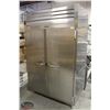 Image 1 : TRAULSEN SOLID STAINLESS STEEL DUAL-DOOR UPRIGHT
