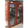 Image 1 : UPRIGHT 2-DOOR WOOD TONE KOOLSPACE WINE CHILLER W/