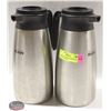 Image 1 : TWO B14 BUNN STAINLESS STEEL COFFEE THERMOS