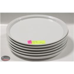 LOT OF 6 LARGE PIZZA PLATES
