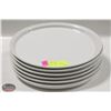 Image 1 : LOT OF 6 LARGE PIZZA PLATES