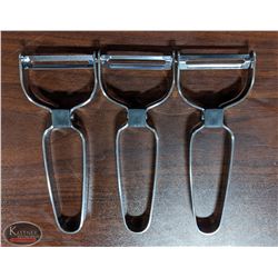 3 NEW JOHNSON ROSE 2" VEGETABLE PEELERS