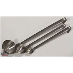 LOT OF 3 NEW JOHNSON ROSE LADLES 5OZ, 2OZ, 1/2OZ