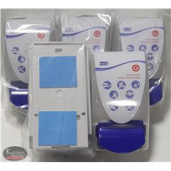 5 NEW DEB WALLMOUNT ALCHOHOL DISPENSERS