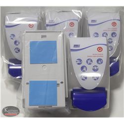5 NEW DEB WALLMOUNT ALCHOHOL DISPENSERS