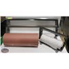 Image 1 : 2 TABLE MOUNT PAPER ROLL HOLDERS W/ CUTTERS, 18"