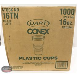 CASE OF 1000 DART CONEX 16 OZ PLASTIC CUPS