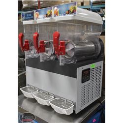 3-HEAD COUNTERTOP STAINLESS STEEL SLUSH MACHINE