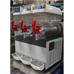 3-HEAD COUNTERTOP STAINLESS STEEL SLUSH MACHINE