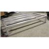 Image 1 : UPDATE 20" X 48" HEAVY DUTY ALUMINUM DUNNAGE RACK
