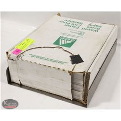 CASE OF 2000 SHEETS OF WAXED PAPER & STAINLESS