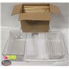 Image 1 : DIVIDED PLASTIC UTENSIL TRAY & VARIOUS CONTAINERS