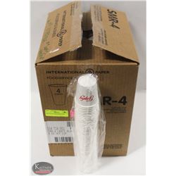 BOX OF 4OZ. DISPOSABLE CUPS