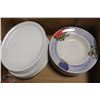 Image 1 : LOT OF LARGE PLATES & 13" X 10" PLATTERS