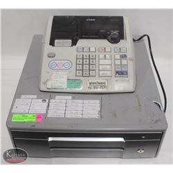 CASIO PCR-T275 CASH REGISTER W/ KEYS & DRAWER