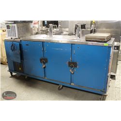 PERLICK DUAL-HEAD REFRIGERATED MOBILE BAR COOLER