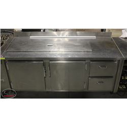 HUSSMANN PREP STATION W/ 2-DOORS, 2 DRAWERS, &