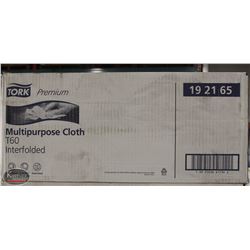 CASE OF 500 TORK INTERFOLDED MULTIPURPOSE CLOTHS