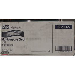 CASE OF 500 TORK INTERFOLDED MULTIPURPOSE CLOTHS