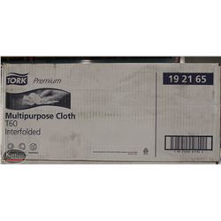 CASE OF 500 TORK INTERFOLDED MULTIPURPOSE CLOTHS