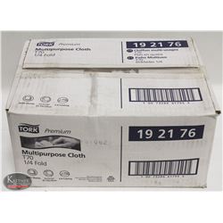 CASE OF 300 TORK T70 1/4 FOLD MULTIPURPOSE CLOTHS