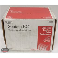 CASE OF 250 DUPONT SONTARA ENGINEERED-CLOTH WIPERS