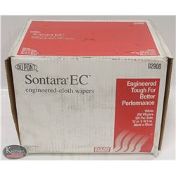 CASE OF 250 DUPONT SONTARA ENGINEERED-CLOTH WIPERS