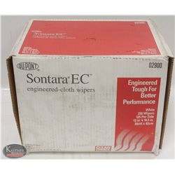CASE OF 250 DUPONT SONTARA ENGINEERED-CLOTH WIPERS