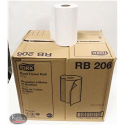 CASE OF 24 TORK HAND TOWEL ROLLS 7.875" X 206 FEET
