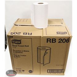 CASE OF 24 TORK HAND TOWEL ROLLS 7.875" X 206 FEET