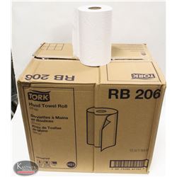 CASE OF 24 TORK HAND TOWEL ROLLS 7.875" X 206 FEET