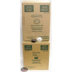 CASE OF 2500 BLACK 3.25 OZ PORTION CUPS W/ CASE OF