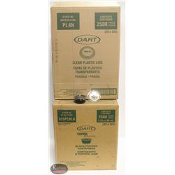 CASE OF 2500 BLACK 3.25 OZ PORTION CUPS W/ CASE OF