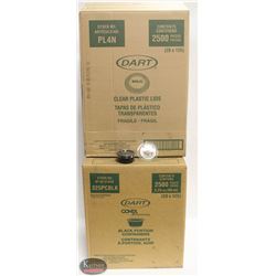 CASE OF 2500 BLACK 3.25 OZ PORTION CUPS W/ CASE OF
