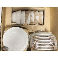 GROUP OF 72 NEW 5" SAUCERS