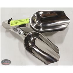 LOT OF 5 NEW JOHNSON ROSE S/S ICE SCOOPS