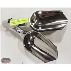 LOT OF 5 NEW JOHNSON ROSE S/S ICE SCOOPS