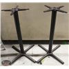 Image 1 : LOT OF 12 ASSORTED BAR HEIGHT TABLE BASES
