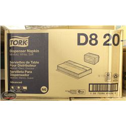 CASE OF 6000 TORK MINIFOLD DISPENSER NAPKINS