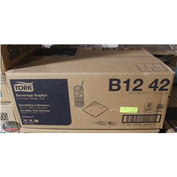 CASE OF 6000 TORK 1/4 BEVERAGE NAPKINS