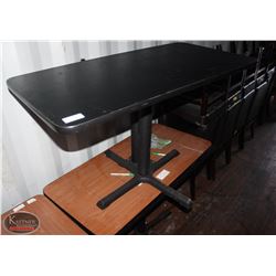 LOT OF 2 WOOD DINING TABLES 48"X24"x29"