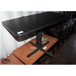 LOT OF 2 WOOD DINING TABLES 48"X24"x29"