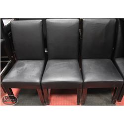 LOT OF 29 LEATHERETTE DINING CHAIRS