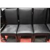 Image 1 : LOT OF 29 LEATHERETTE DINING CHAIRS