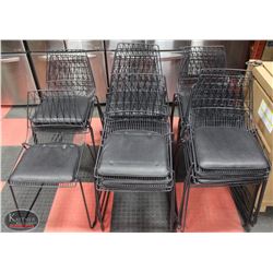 LOT OF 20 STACKING METAL CHAIRS