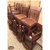 Image 1 : LOT OF 14 WOOD DINING CHAIRS INCL: 2 MISMATCHED
